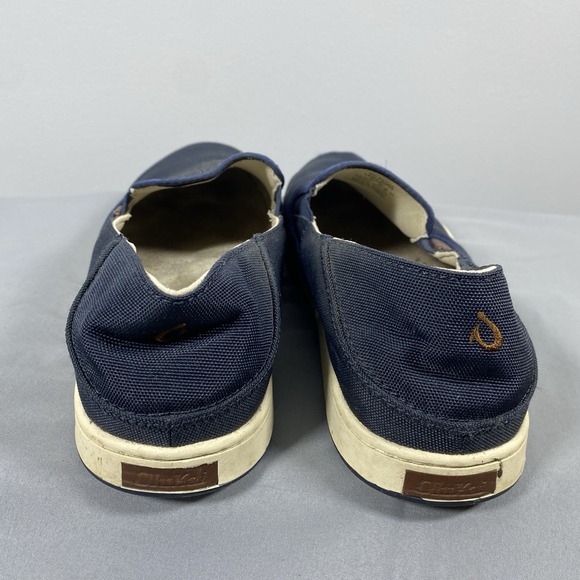 OluKai Kahu Mens Slip-On Boat Deck Loafer Sneaker Shoes Mens US 11 EUR 44 Blue